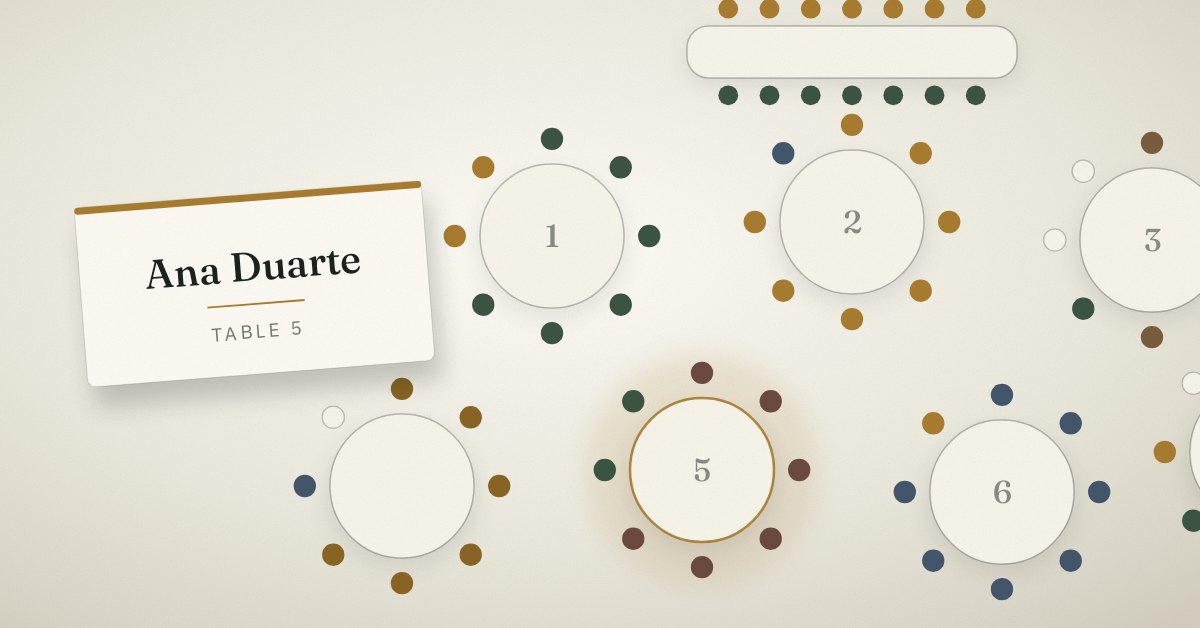 SeatingSorted: AI Event Planner — official preview image